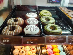 Vegan and vegetarian donuts at Dunkin' - Waterway Point in Northeast Singapore