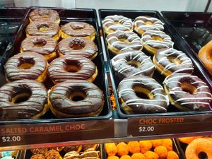 Vegan and vegetarian donuts at Dunkin' - Waterway Point in Northeast Singapore