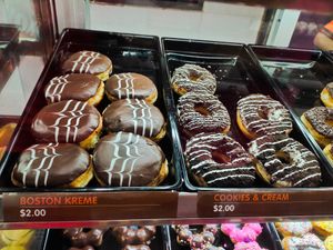 Vegan and vegetarian donuts at Dunkin' - Waterway Point in Northeast Singapore