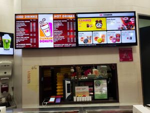 Menu at Dunkin' - Waterway Point in Northeast Singapore