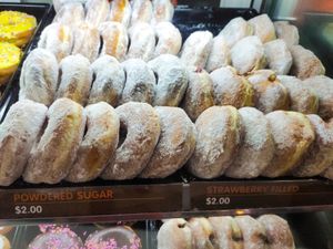 Vegan and vegetarian donuts at Dunkin' - Waterway Point in Northeast Singapore