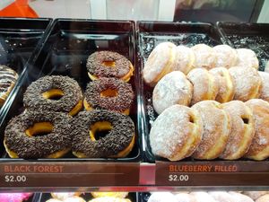 Vegan and vegetarian donuts at Dunkin' - Waterway Point in Northeast Singapore
