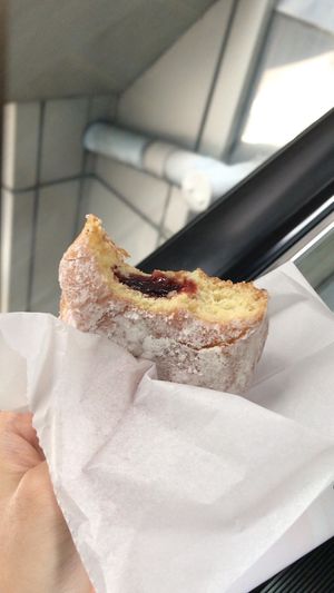 strawberry filled $1.90 at Dunkin' - Waterway Point in Northeast Singapore