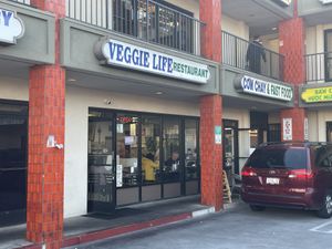 Front  at Veggie Life Restaurant in South El Monte