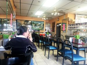 Inside looks like it has room for 20-30 people. at Veggie Life Restaurant in South El Monte
