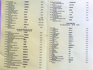 Menu side 2 as of Jan 2017.  Everything that says beef, shrimp, fish, chicken...etc. is faux meats.  They don't take time to make up weird spellings. at Veggie Life Restaurant in South El Monte