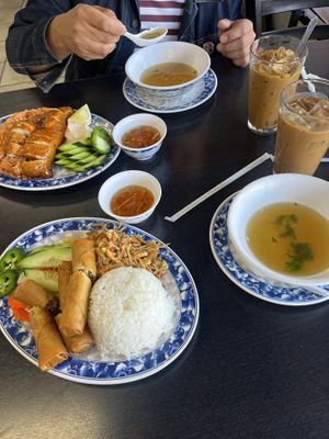   at Veggie Life Restaurant in South El Monte