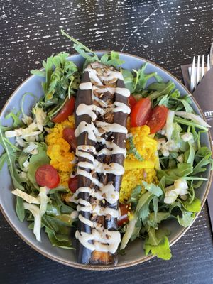 Aubergine couscous salad  at Anne&Max - Zeeburg  in Amsterdam
