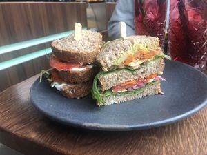 Very vegan club sandwich  at Anne&Max - Zeeburg  in Amsterdam