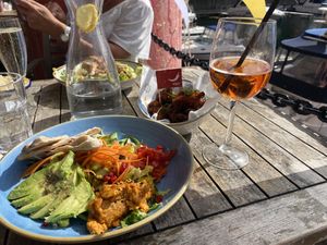 Food & cocktails. What can be better?!  at Revolution in Liverpool