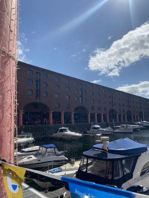 Docks view  at Revolution in Liverpool