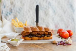 Vegan Shnitzel at Shakti in Beer Sheva