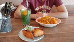Kubbeh & Samosa at Shakti in Beer Sheva