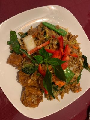 Green curry fried rice at Siam Classic in Manassas