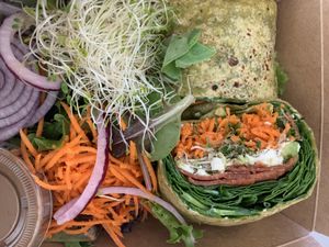 Bacon Wrap at Nature's Health Food and Cafe in Palm Springs