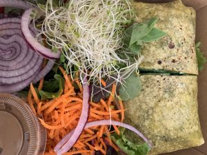 Chicken Wrap at Nature's Health Food and Cafe in Palm Springs