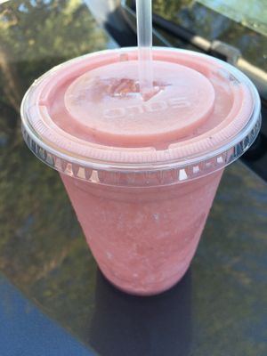 Prickly Pear Smoothie  at Nature's Health Food and Cafe in Palm Springs