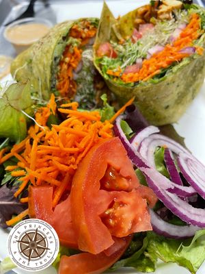 GTB Wrap #Veganuary at Nature's Health Food and Cafe in Palm Springs
