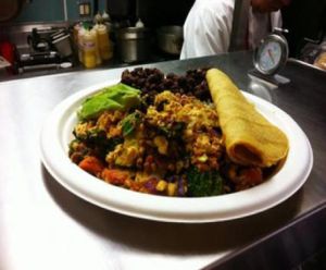 Tofu Ranchero at Nature's Health Food and Cafe in Palm Springs