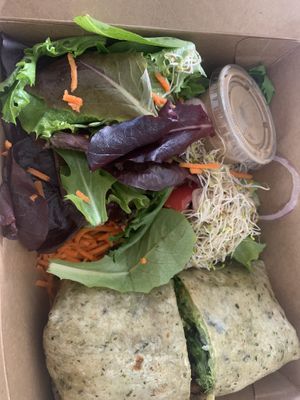 Guacamole Soy Wrap  at Nature's Health Food and Cafe in Palm Springs