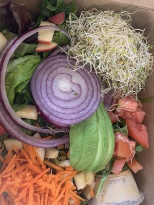 House salad  at Nature's Health Food and Cafe in Palm Springs