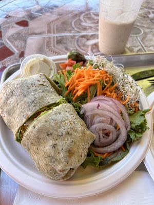 Soy chicken Caesar wrap  at Nature's Health Food and Cafe in Palm Springs