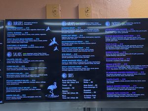 Menu 1/2025  at Nature's Health Food and Cafe in Palm Springs