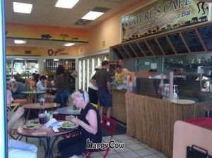inside at Nature's Health Food and Cafe in Palm Springs