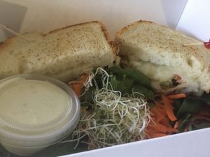 Veg tuna special at Nature's Health Food and Cafe in Palm Springs