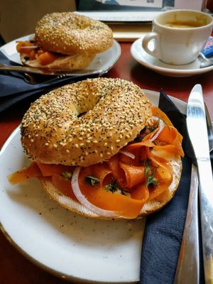 Not salmon and cream cheese at Bonnie in Arnhem