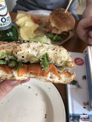 No Salmon Burger at Bonnie in Arnhem