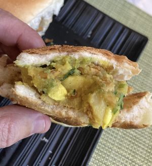 Vegan Vada Pav  at Woodlands (Tsim Sha Tsui) in Kowloon