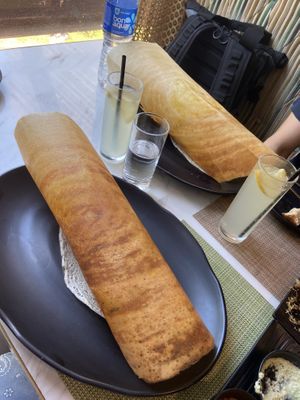 Potato Masala dosa   at Woodlands (Tsim Sha Tsui) in Kowloon
