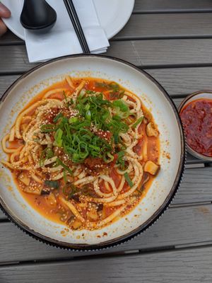 Vegan Dan Dan noodles at Datsun in Ottawa