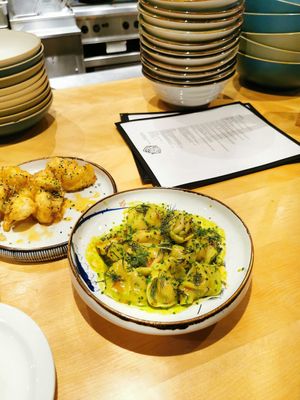 Kabocha squash dumplings at Datsun in Ottawa