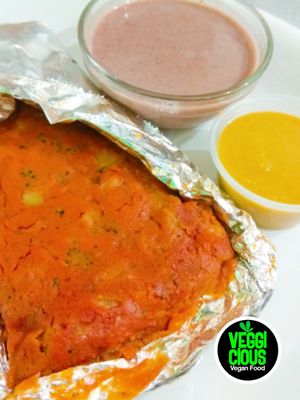 Veggie Mix Tamal / Tamal de Vegetales at Veggicious in Ciudad Victoria