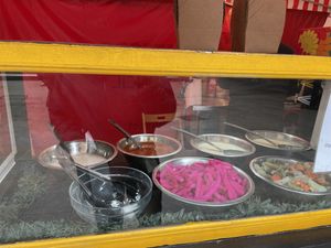 fresh toppings  at Love Falafel - Food Stall in Watford
