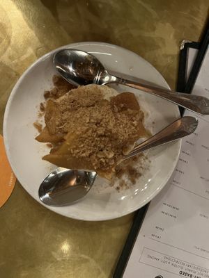 apple crisp cheesecake  at Modern Times Far West Lounge in Encinitas
