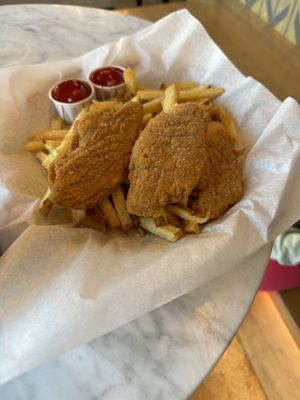 Chicken tendies  at Modern Times Far West Lounge in Encinitas