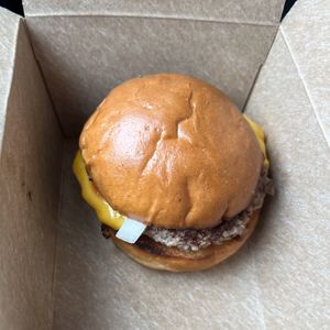 slider starter (one of the best vegan burgers i’ve ever had)  at Modern Times Far West Lounge in Encinitas