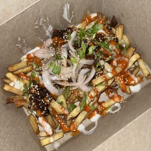 half order of bulgogi friess  at Modern Times Far West Lounge in Encinitas