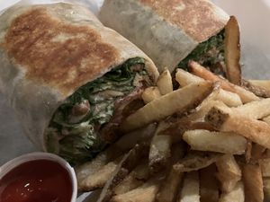 Chicken caesar wrap  at Modern Times Far West Lounge in Encinitas