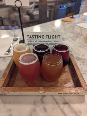 All the sours they had at the moment at Modern Times Far West Lounge in Encinitas