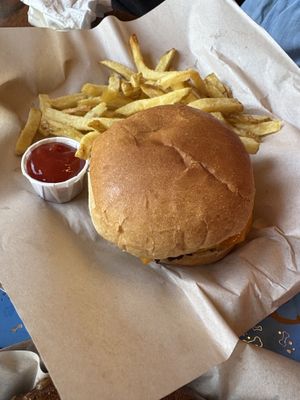 Smash burger   at Modern Times Far West Lounge in Encinitas