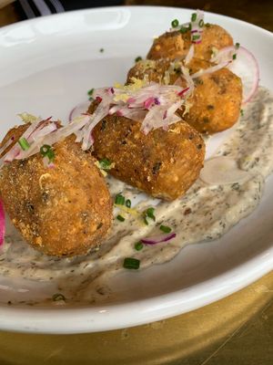 Potato Croquettes at Modern Times Far West Lounge in Encinitas