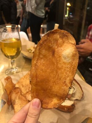 Impressed by their potato chips at Modern Times Far West Lounge in Encinitas