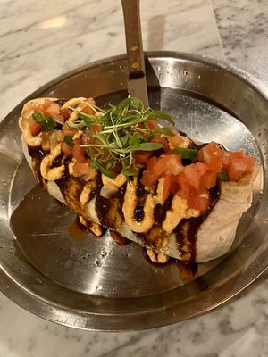 Potato Chorizo Burrito  at Modern Times Far West Lounge in Encinitas