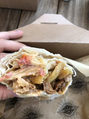 Asada burrito  at Modern Times Far West Lounge in Encinitas