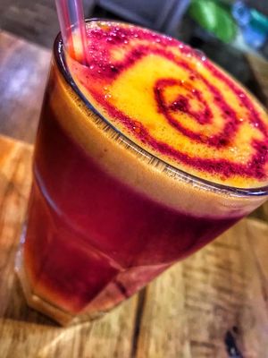 Power Juice
apple, carrot, oranges and beet root juice at Kafe Ssihat in Malacca