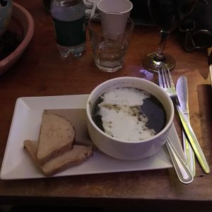 Lentil & Baobab soup  at InSpiral Lounge in North West London